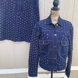 VIA VIA By Milagros 2 PC Skirt Jacket Size XL